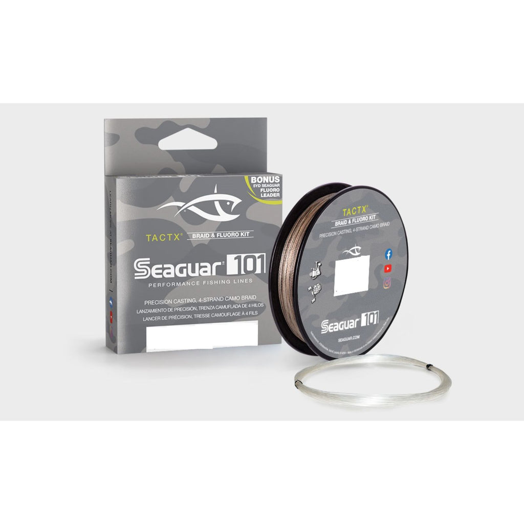 Seaguar 101 TactX 40TCX300 Braid w Fluoro Leader 300 Yds