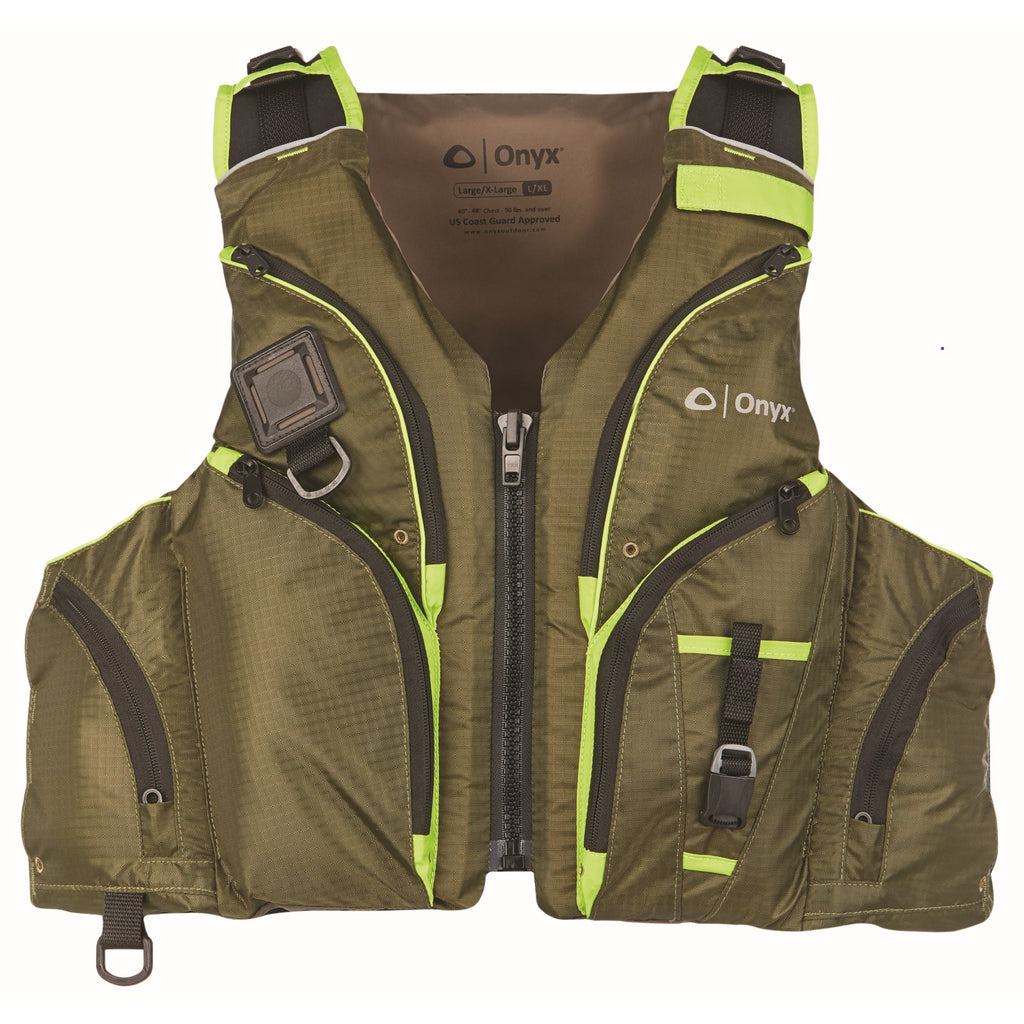 Onyx Pike Paddle Sports Life Jacket Green