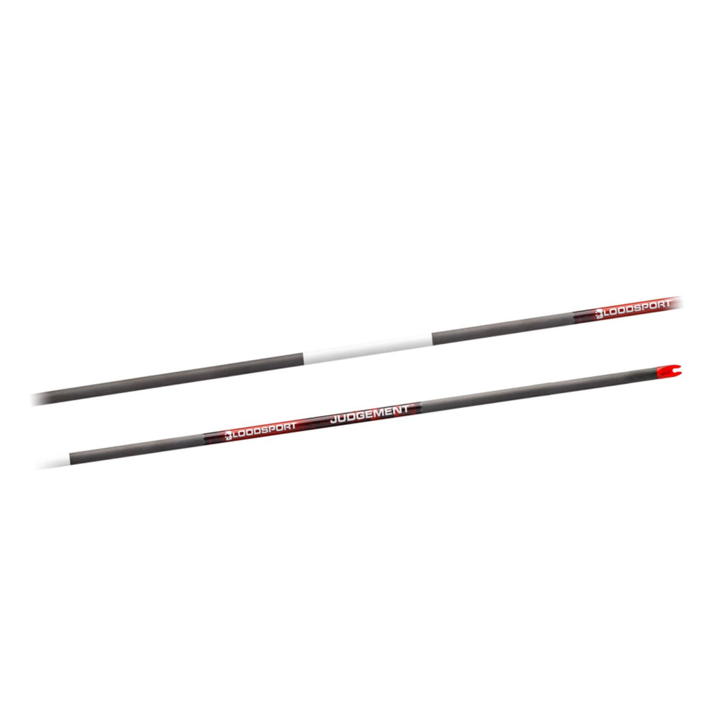 Bloodsport Judgement Bare Shaft Arrow 350 Spine 12 Pack