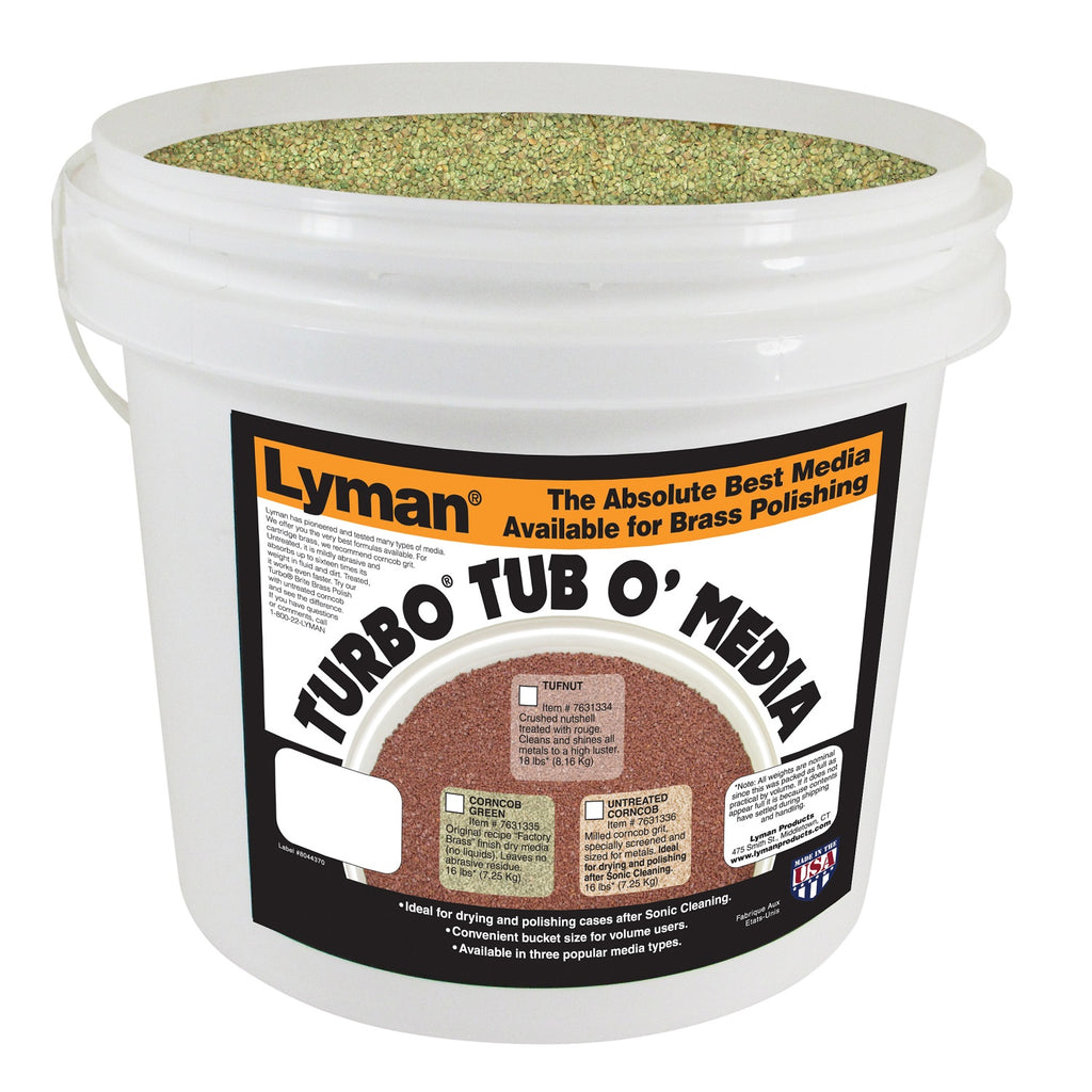 Lyman Turbo Tub O Media Corncob Green 16lb 7631335