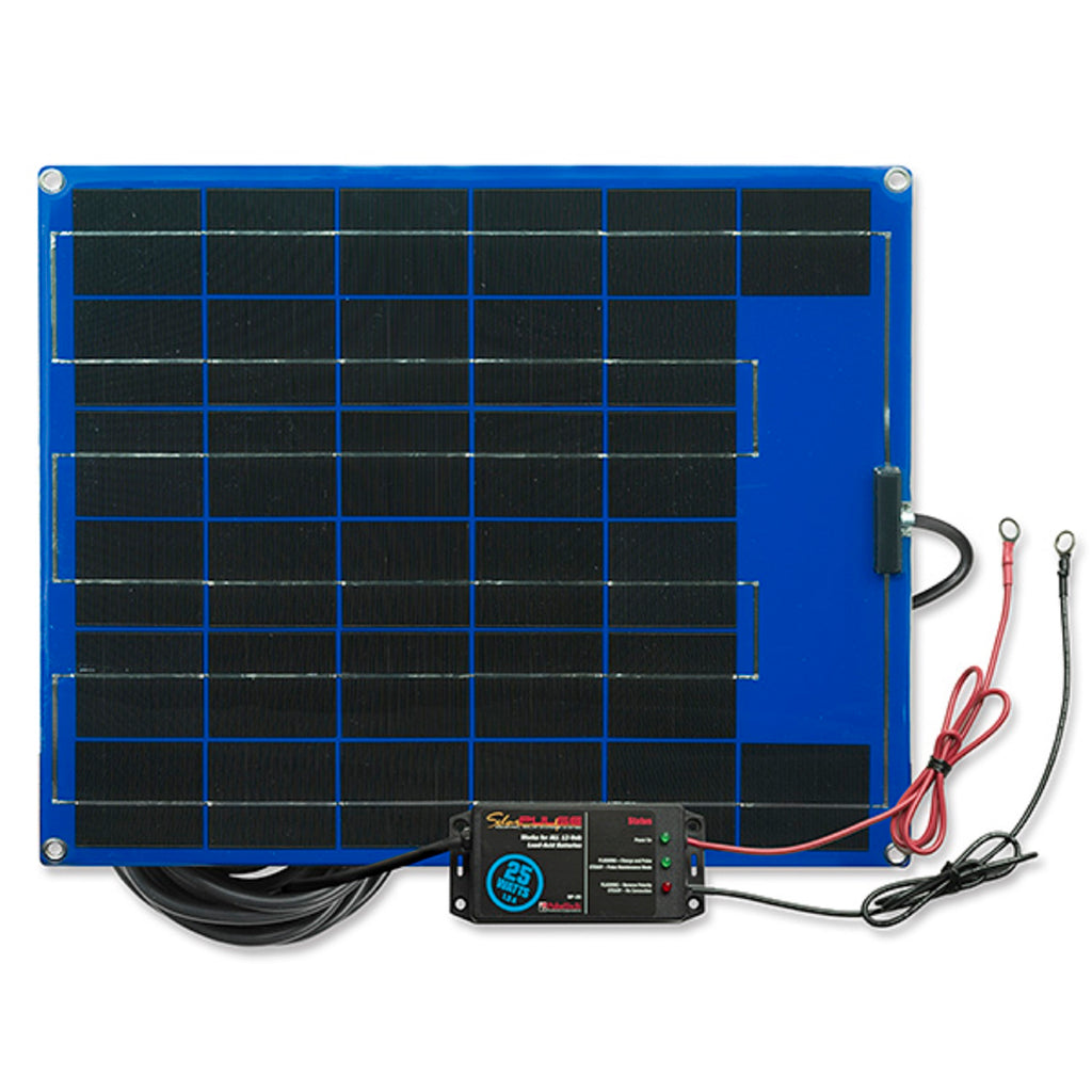 PulseTech 12-Volt Solar Charger Maintainer 25-Watt